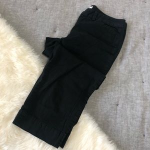 Loft Marisa black cropped career pant sz.6P